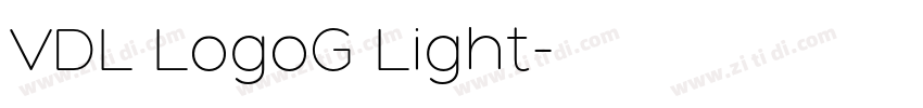 VDL LogoG Light字体转换